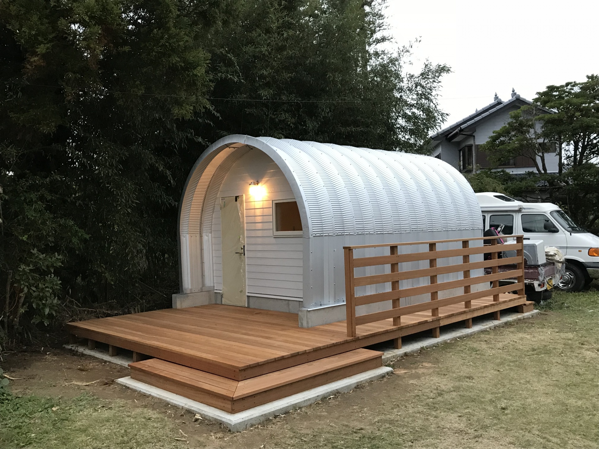 タイニーハウス 川越市 リノベーション エクステリア 外構 小屋 神山工業所