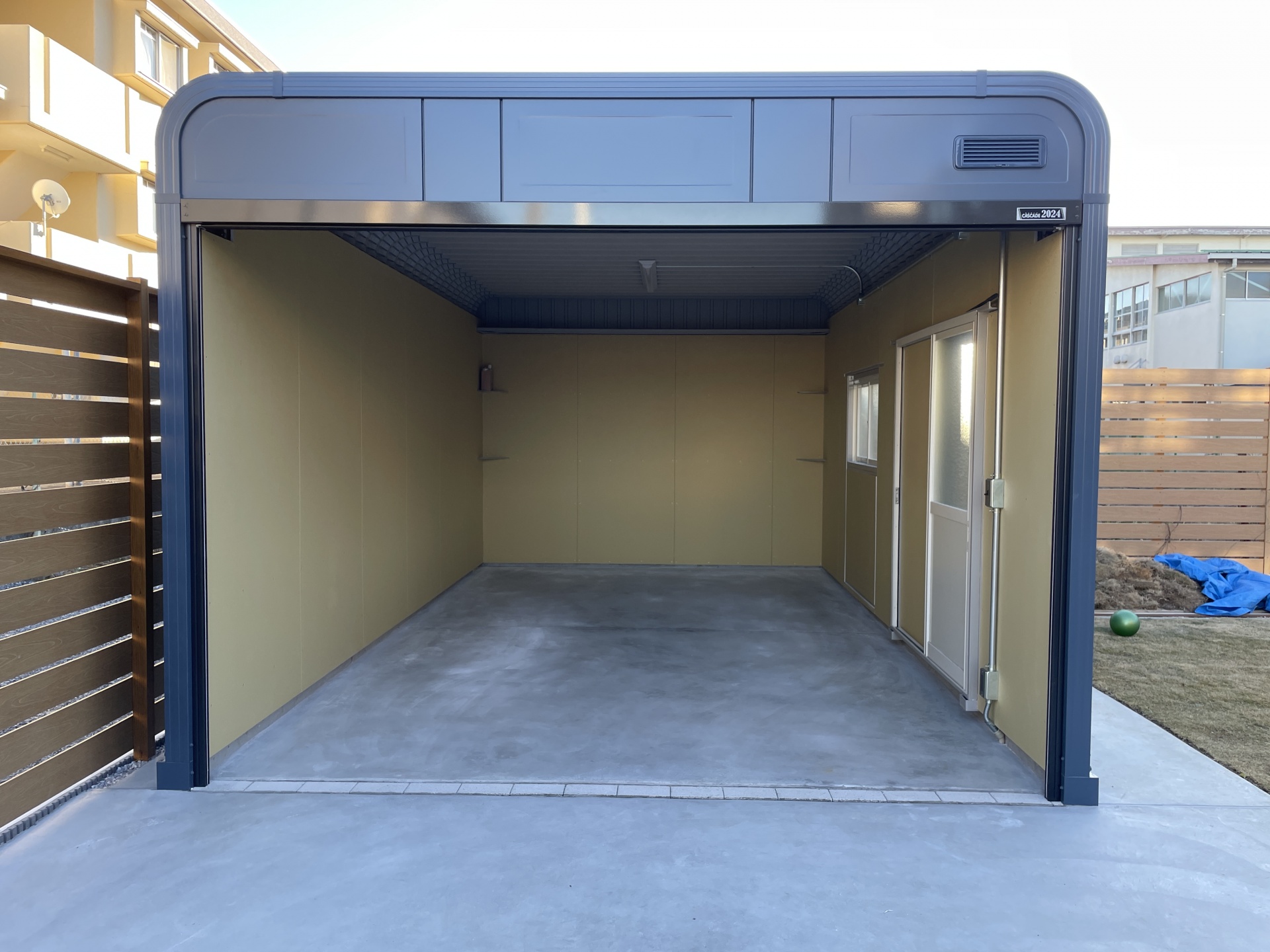 準防火地域でのカスケードガレージお引き渡し｜アメリカンガレージ