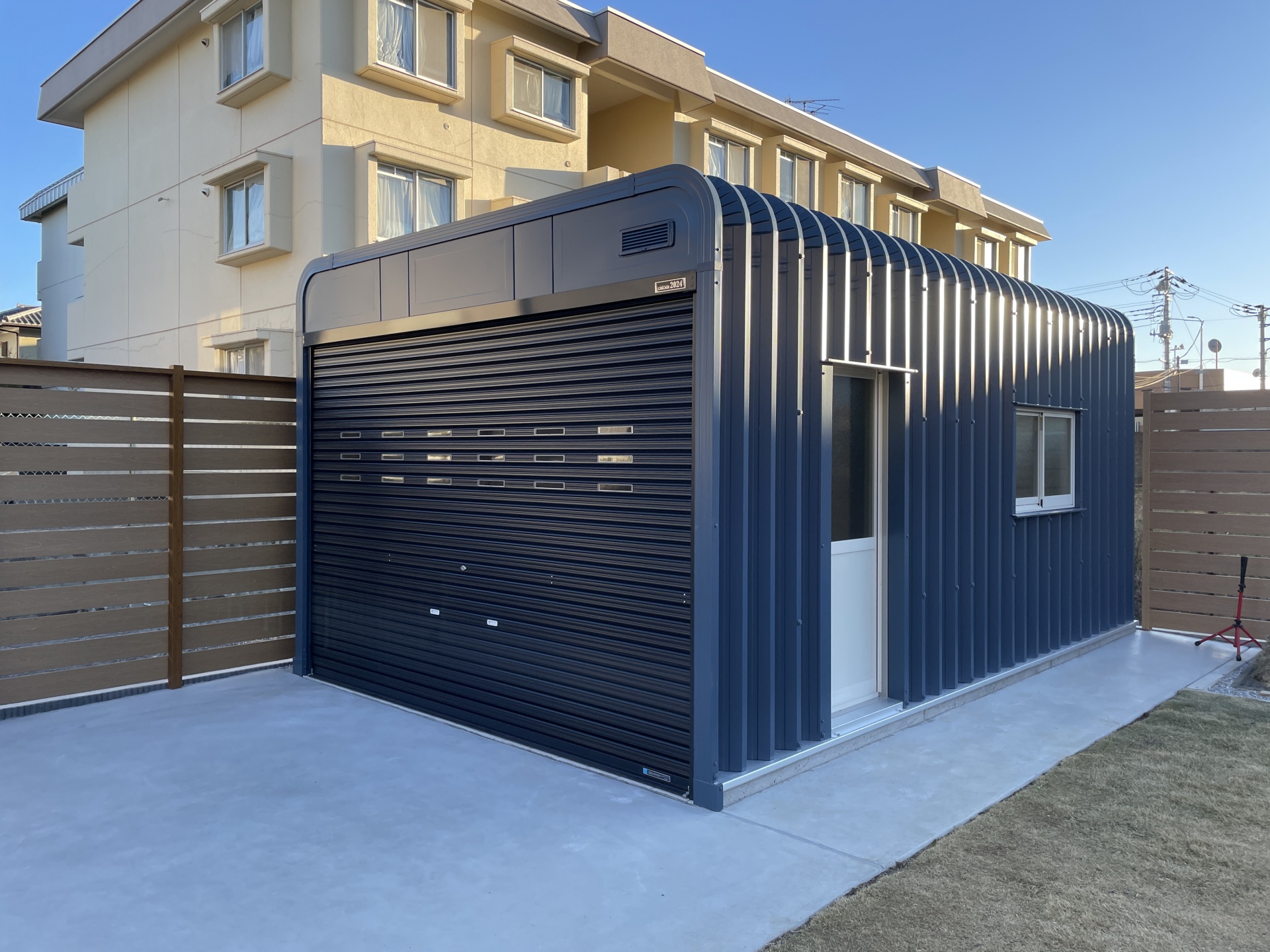 準防火地域でのカスケードガレージお引き渡し｜アメリカンガレージ