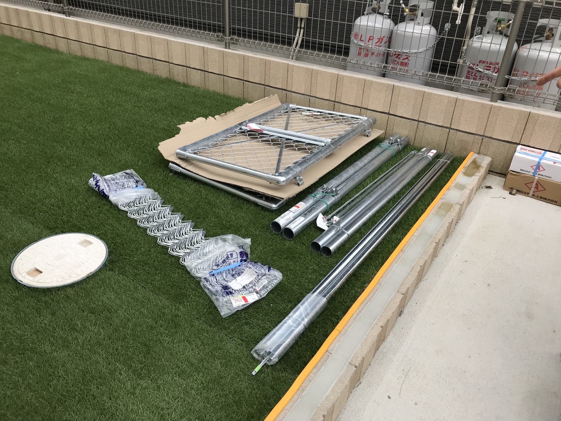 アメリカンpcフェンスの使い方 埼玉県入間市 川越市 リノベーション エクステリア 外構 小屋 神山工業所